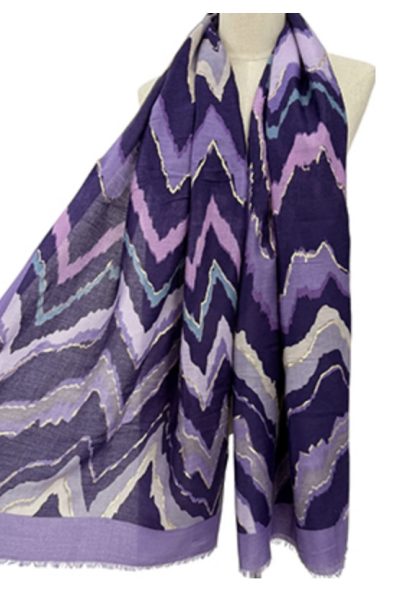 Frontline Scarf-Abstract Chevron -26409-6