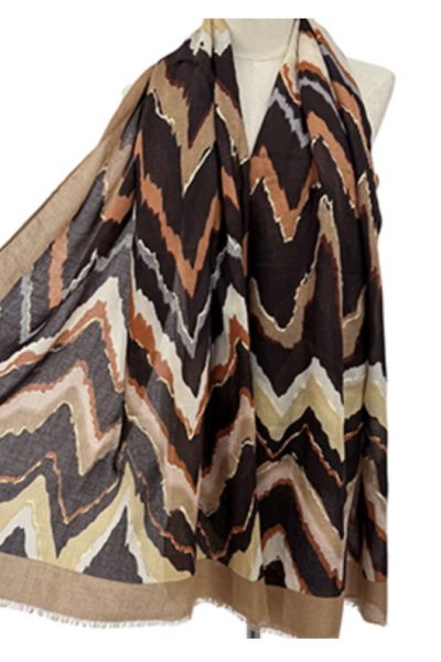 Frontline Scarf-Abstract Chevron -26409-7