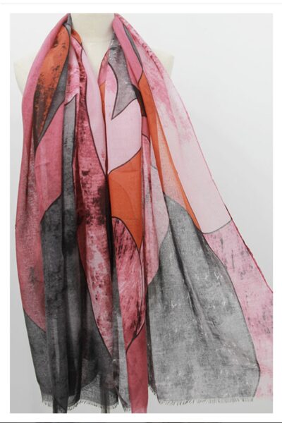 Frontline Scarf-Berries Abstract Scarf -26CSK-10