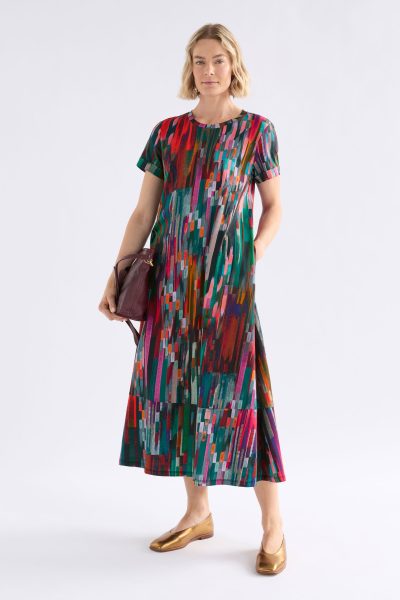 ELK - Haki Dress - Mella Print