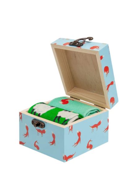 Red Fox Sox - Gift Box - Fox and Sheep