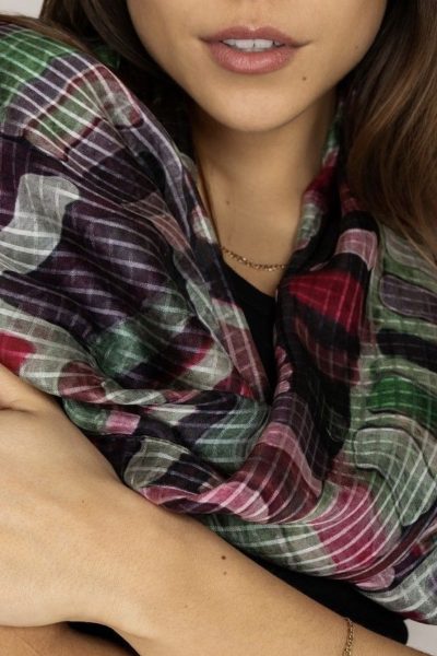 DLUX - Jumble Scarf - Raspberry