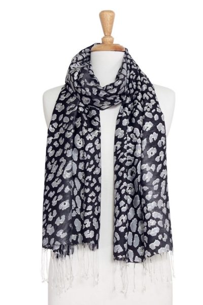 Directions- Ocelot Habitai Silk Scarf