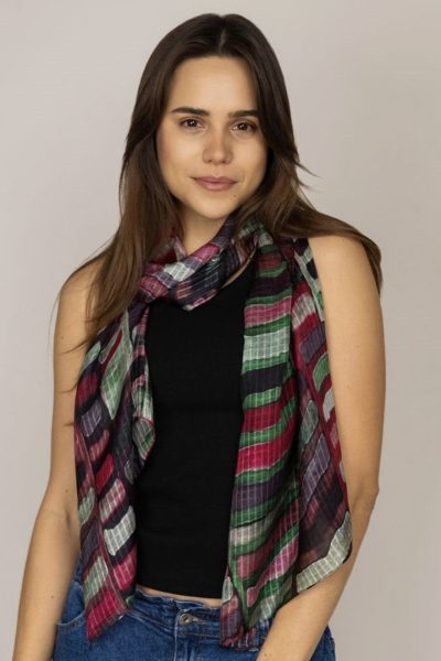 DLUX - Jumble Scarf - Raspberry