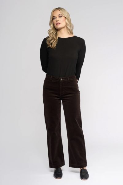 Vassalli - Market Cord Pant 5039M - Walnut