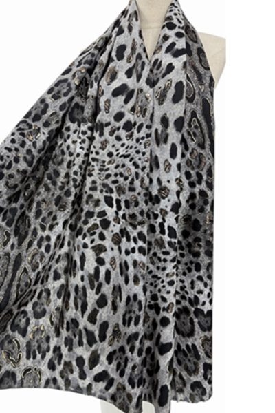 Frontline Scarf - Silver/Gold Animal - 70TJ12-82
