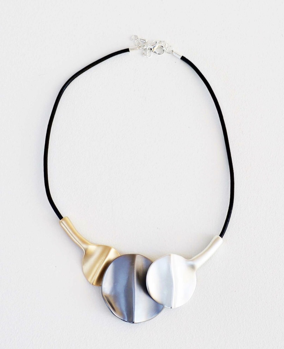 Archer House - Triple Disc Necklace - Image 2