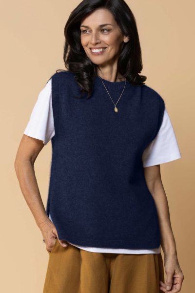 Noble Wilde -  Kowhai Vest NW3256- Maritime