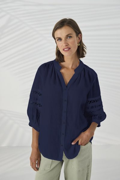 PRE SALE - Lania - Spiral Shirt LA4023 - Sapphire
