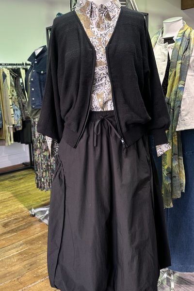 Zacket &Plover - Statement Zip Cardi ZP8808 - Black