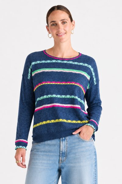 Zacket & Plover - Lace Pop ZP8807 - Denim