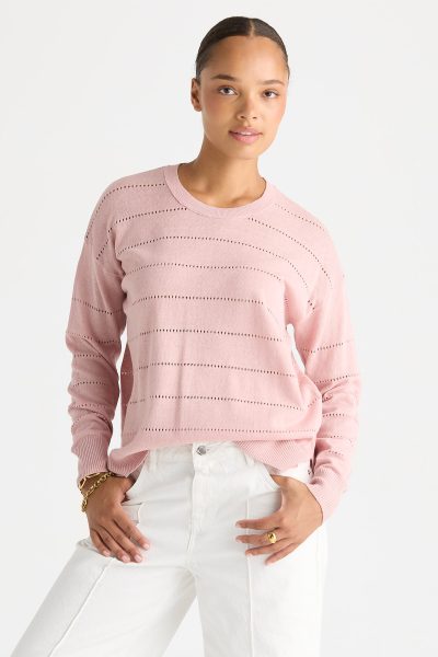LD&CO - Textured Linen Jumper LC8864 - Rose