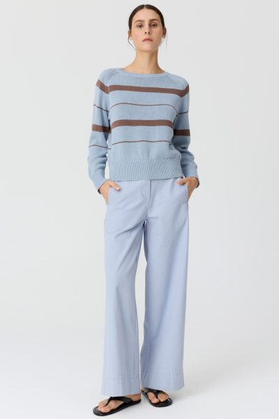 POL - Rosin Style Knit PP5880 - Blue/Choc