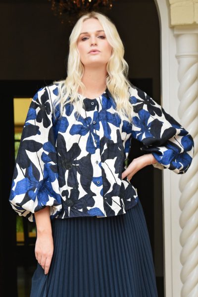 Curate by Trelise Cooper - Happy To Be Here Shirt - Navy