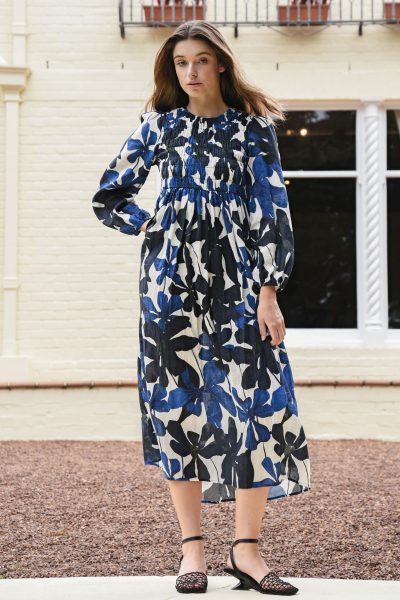Curate by Trelise Cooper - Romance Is Shirring - Navy