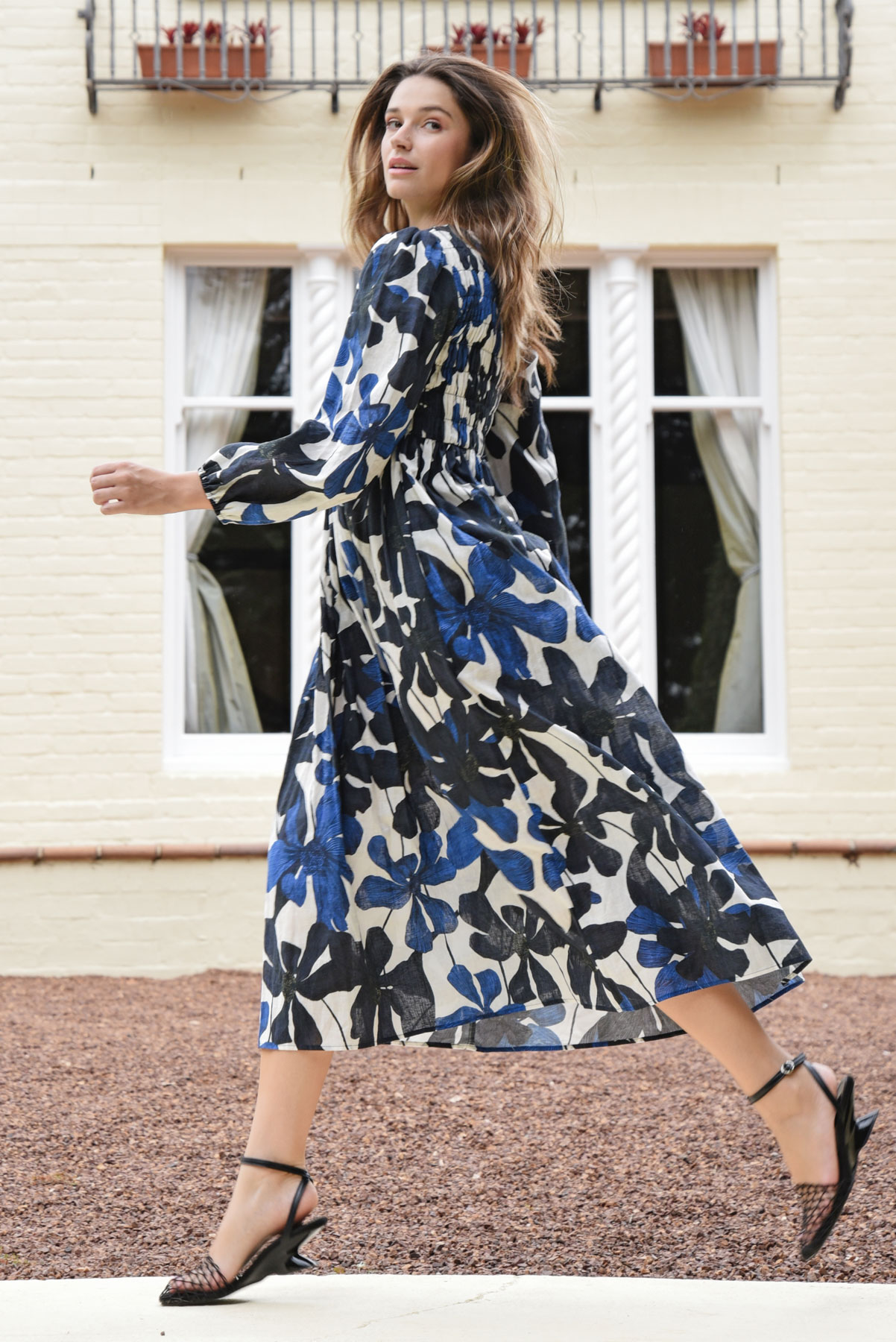 Curate by Trelise Cooper - Romance Is Shirring - Navy - Image 2