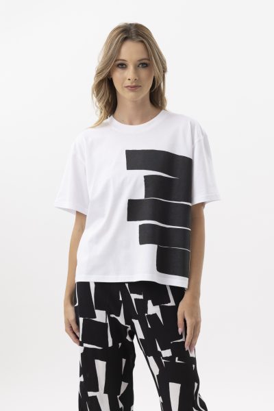Style X . LAB - Abstract T - White